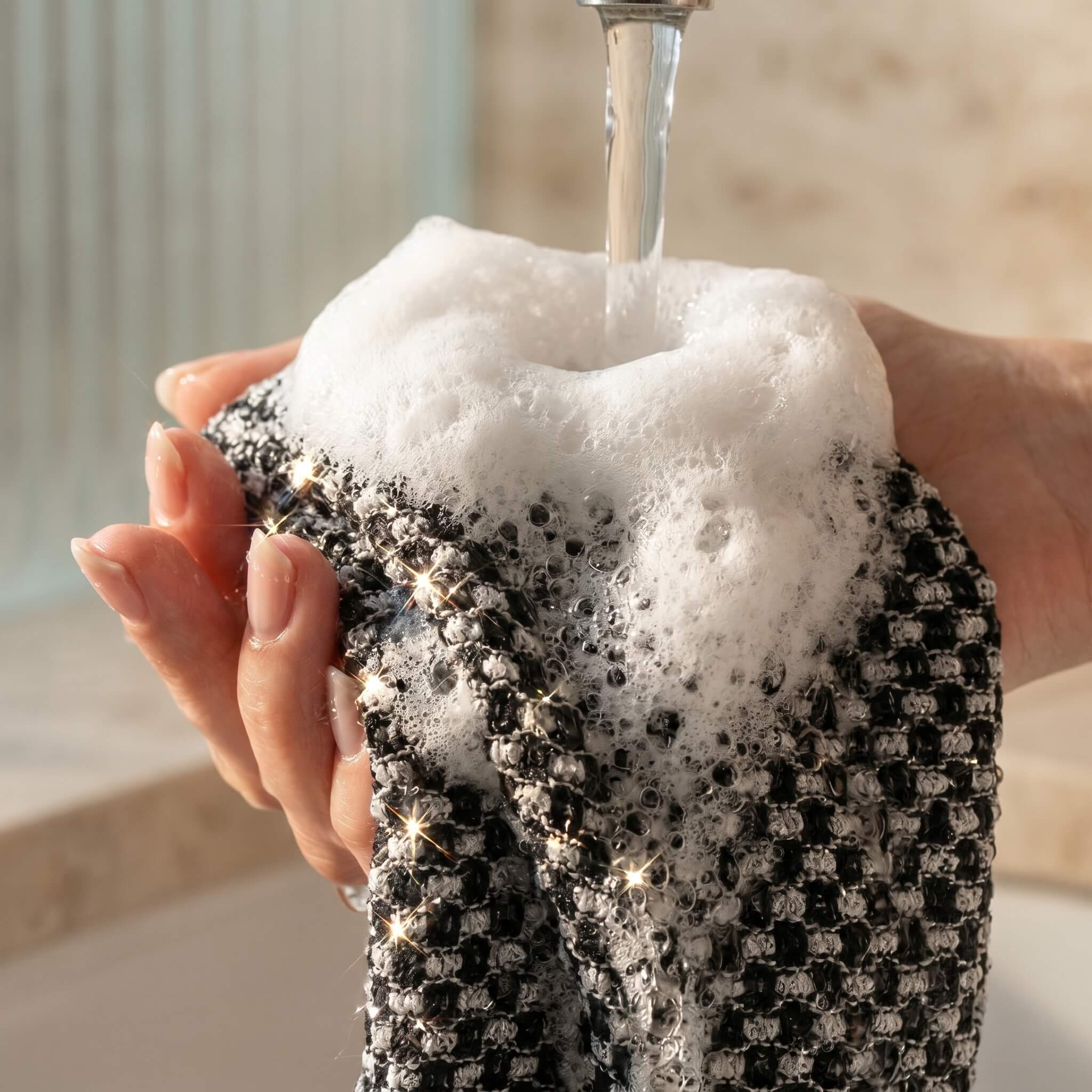 SnowBloom™ Japanese Exfoliating Shower Towel