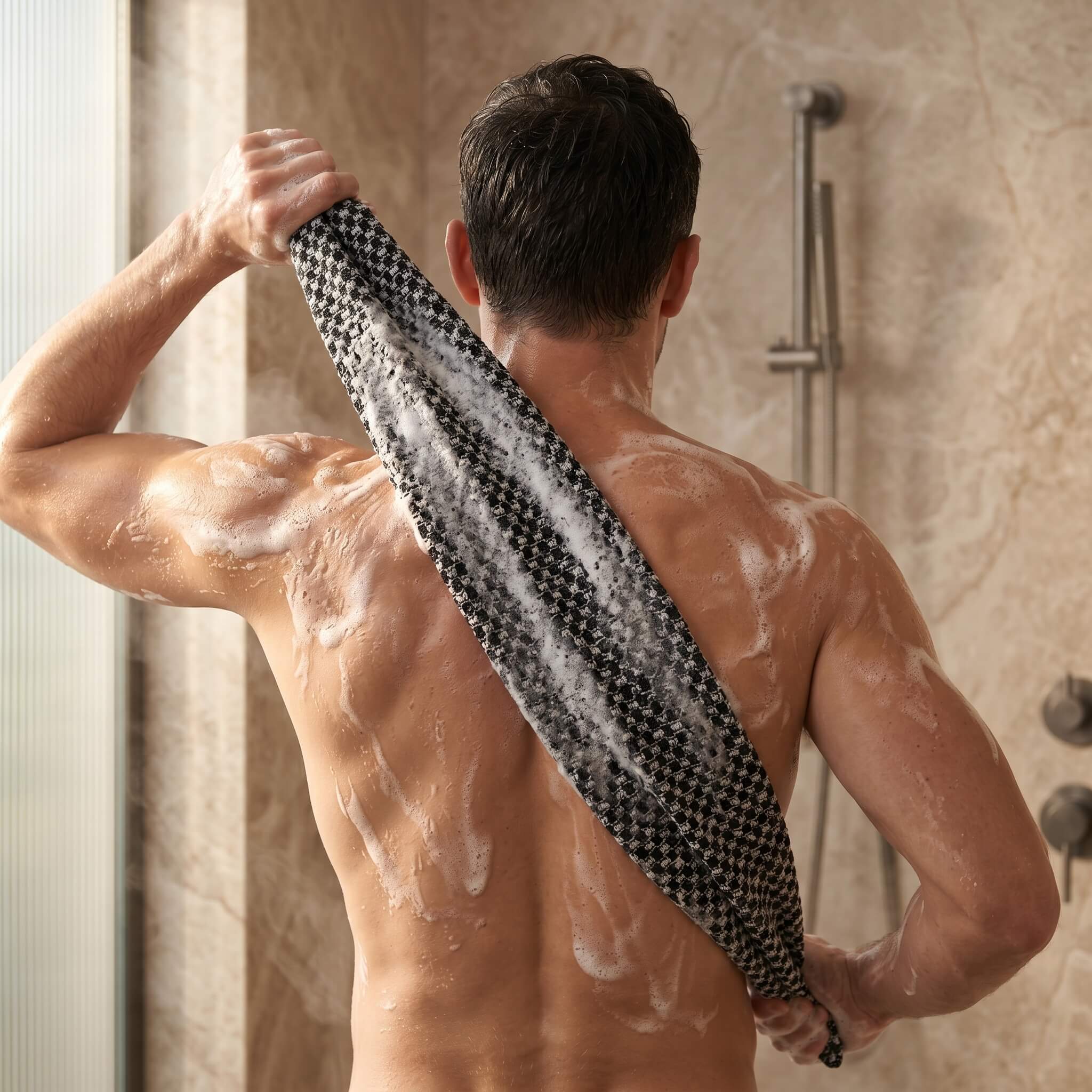 SnowBloom™ Japanese Exfoliating Shower Towel